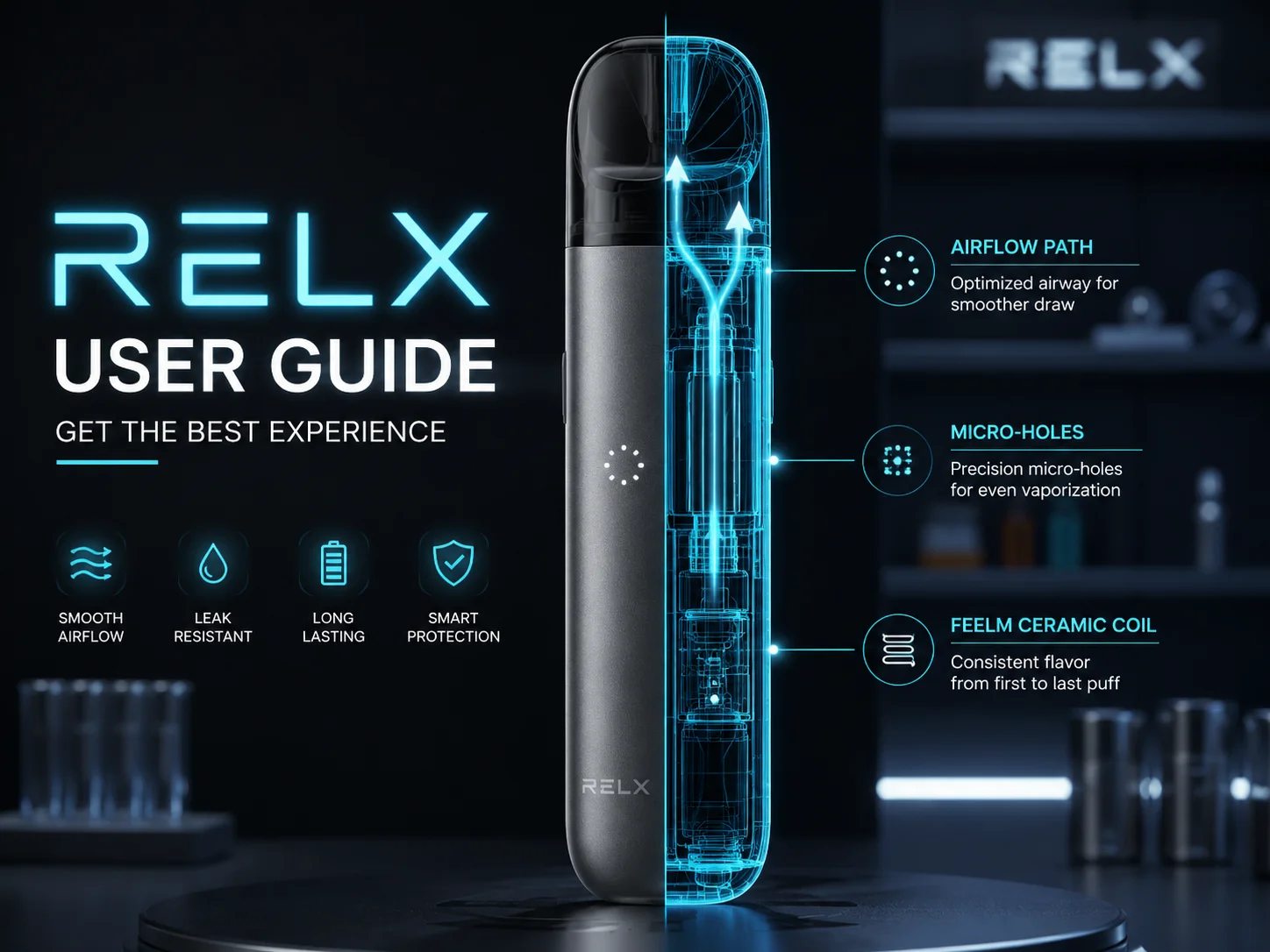 RELX悅刻電子煙怎麼用?漏油、沒味道與閃紅燈故障修復全指南(图1)